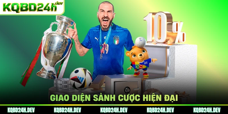 Giao diện sảnh cược hiện đại